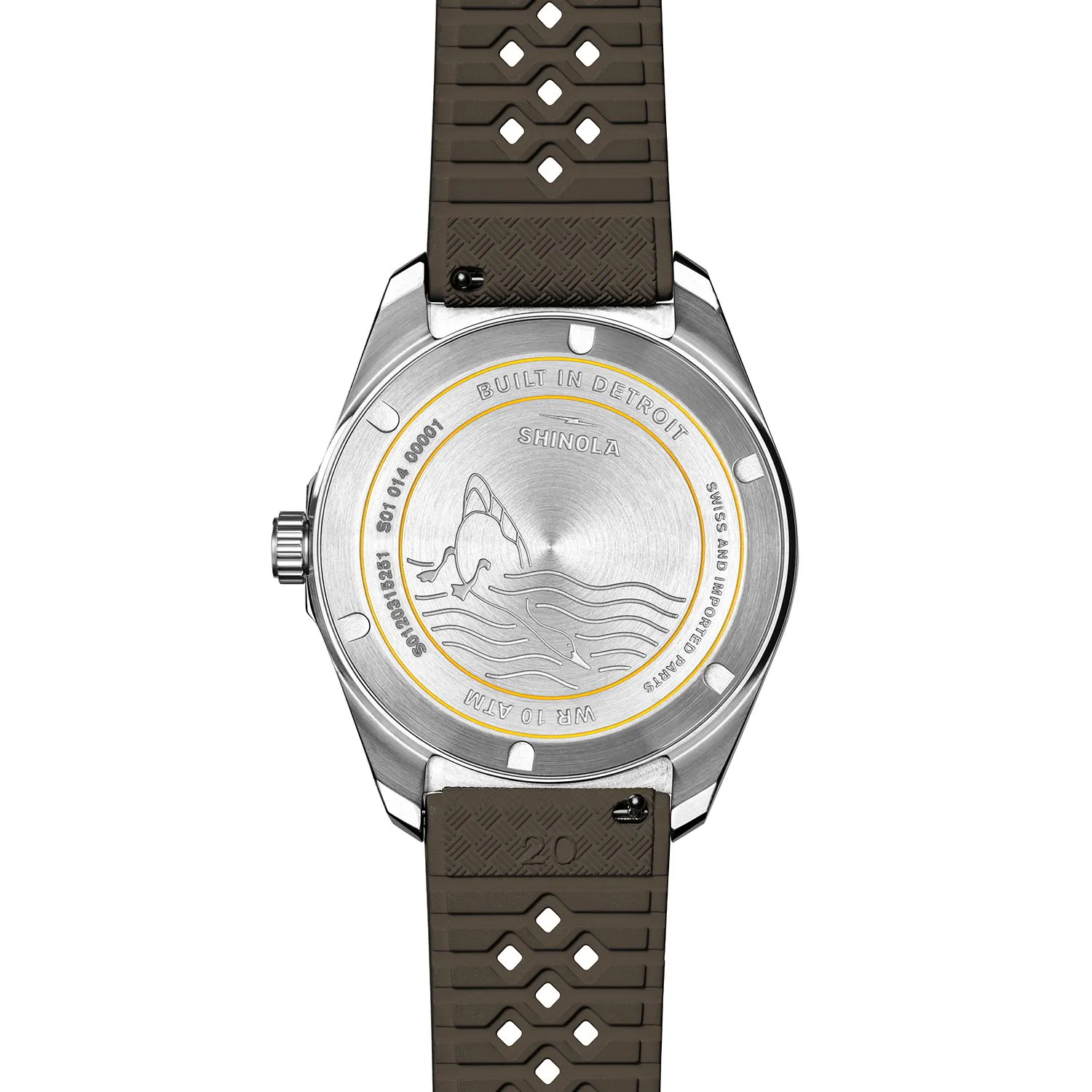 Shinola Duck 3HD 40mm - Mallard Brown | Dive Watches | Huckberry