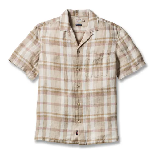 Palma Linen Short Sleeve Camp Shirt