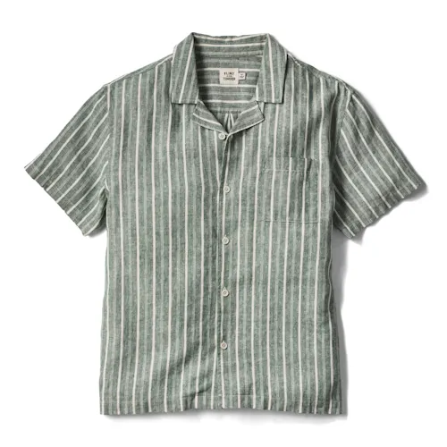 Flint and Tinder Cotton Linen Camp Shirt