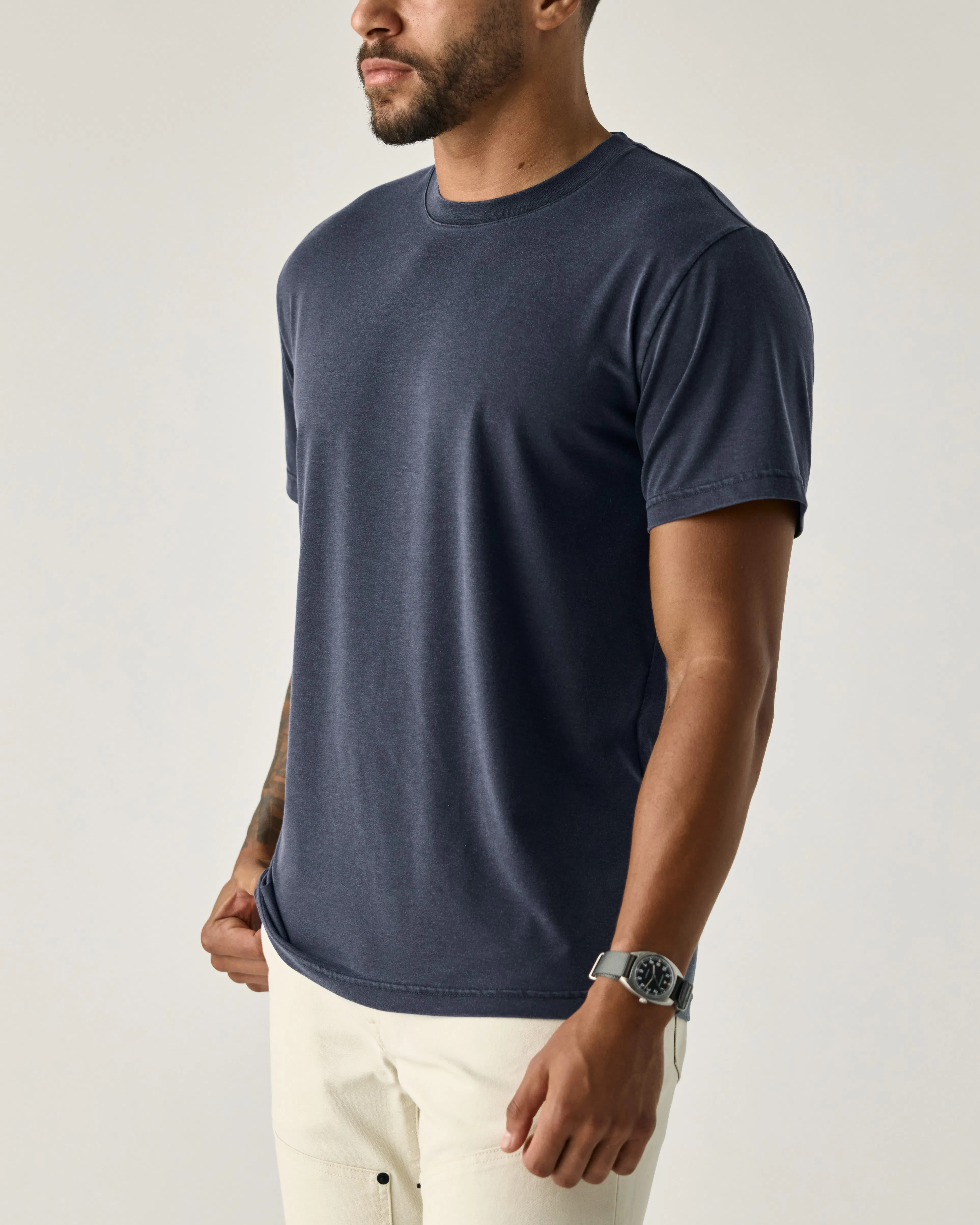 Proof PatinaTech T-Shirt - Navy | T-Shirts | Huckberry