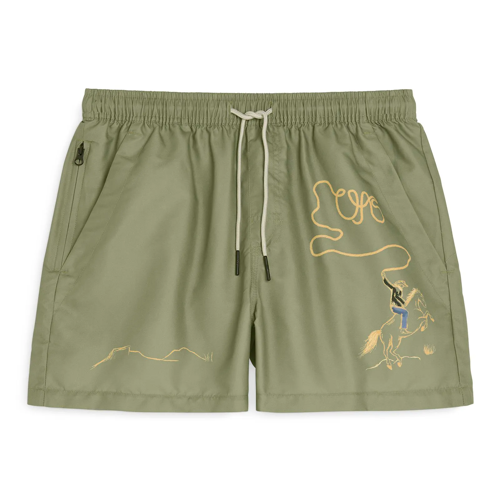 OAS Saguaro Swimshorts - Olive | Trunks | Huckberry