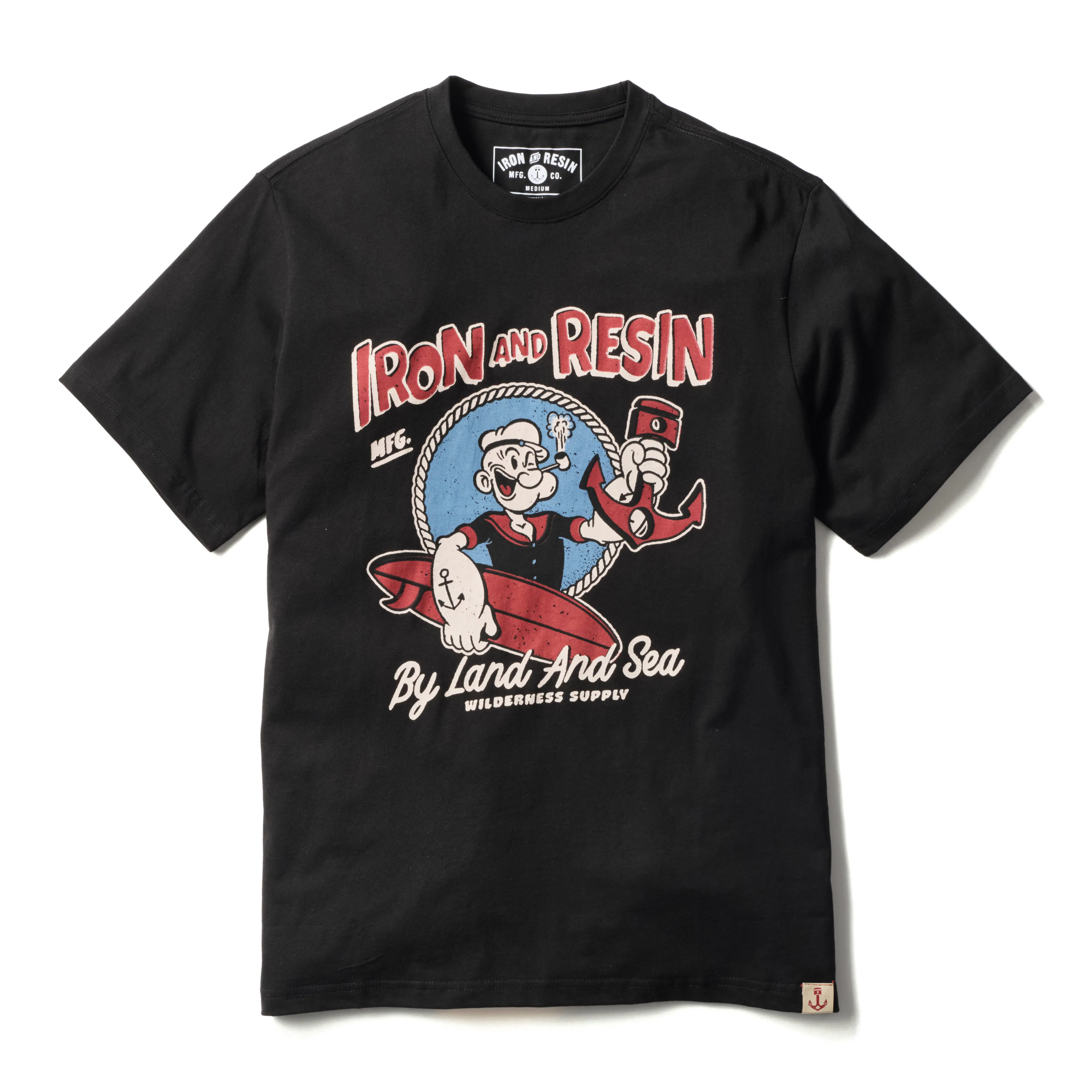 Iron and Resin Vintage Graphic Organic Cotton T-Shirt - By Land
