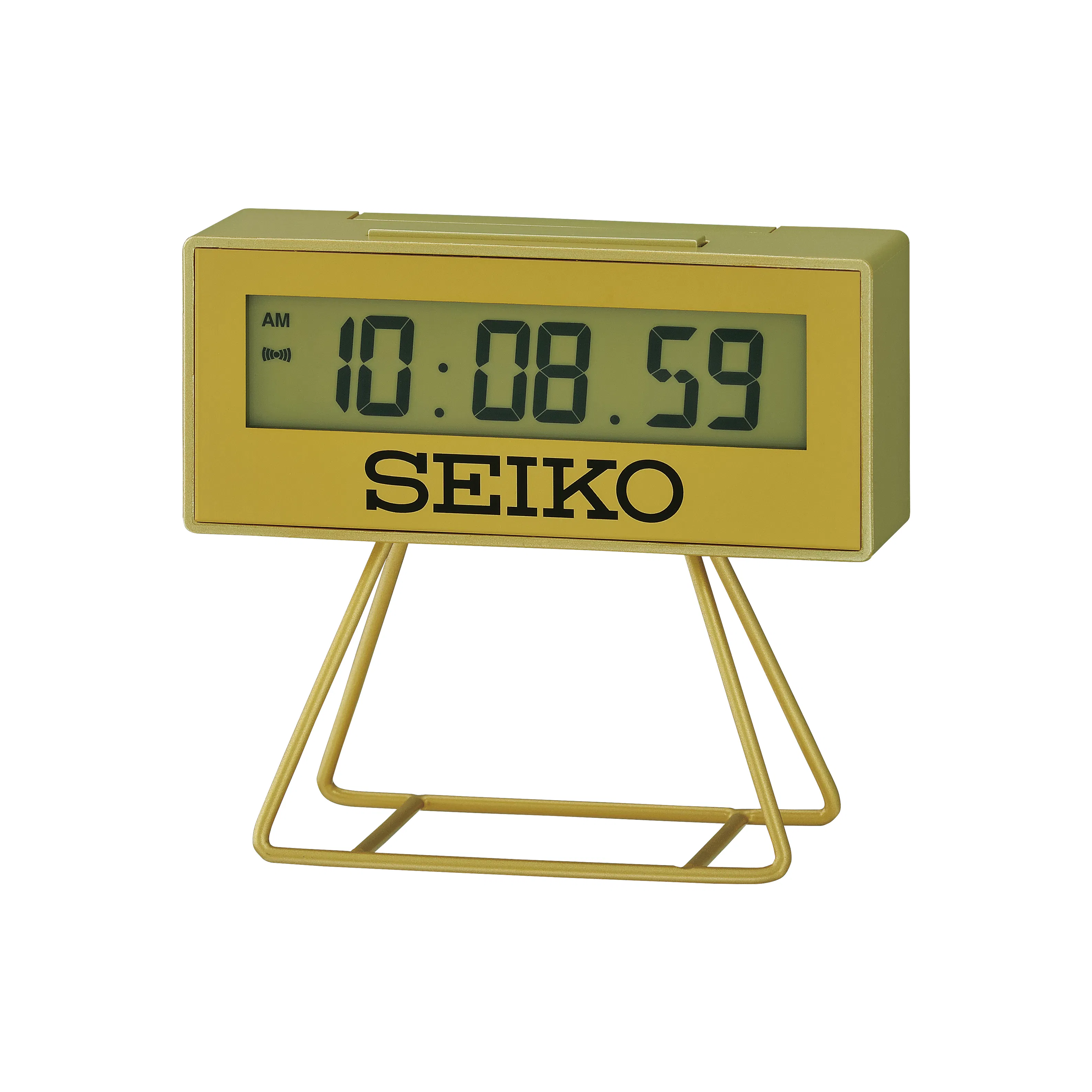 Seiko Heritage Design Alarm Clock - Gold | Art & Decor | Huckberry