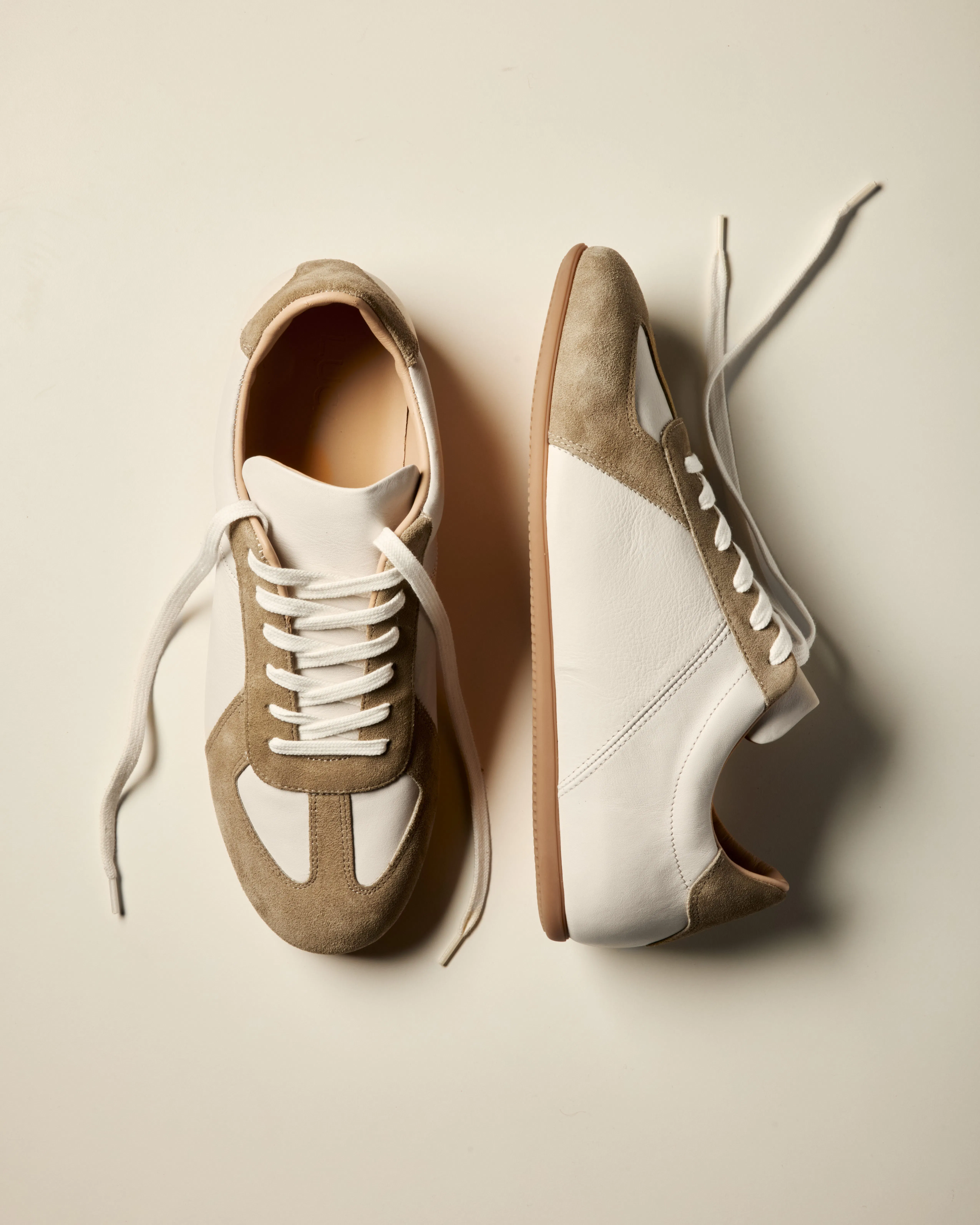 LUCA Low Pro Sneaker - White/Desert Suede | Casual Sneakers