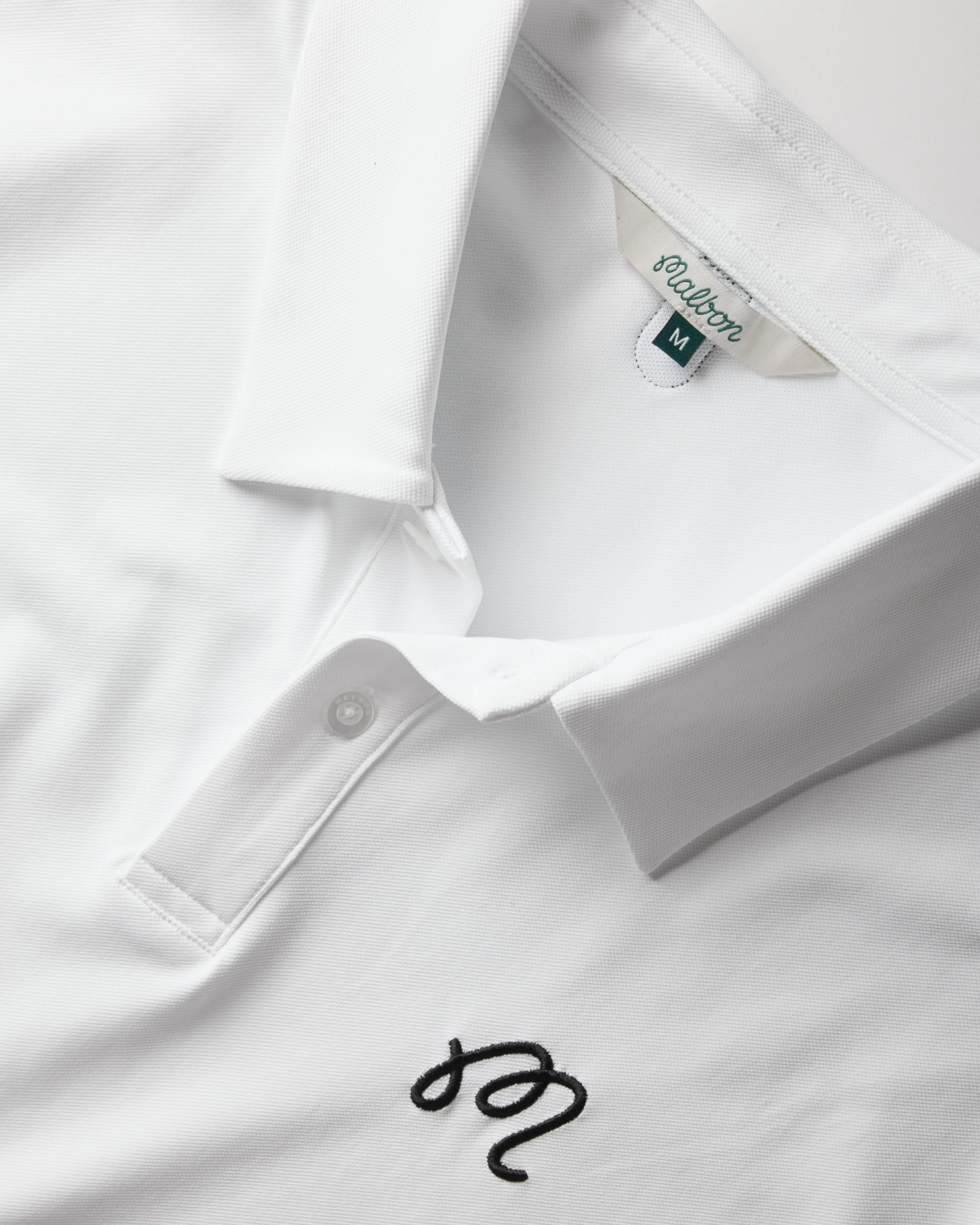 Malbon Huckberry Club Fairway Polo - White | Polo Shirts | Huckberry
