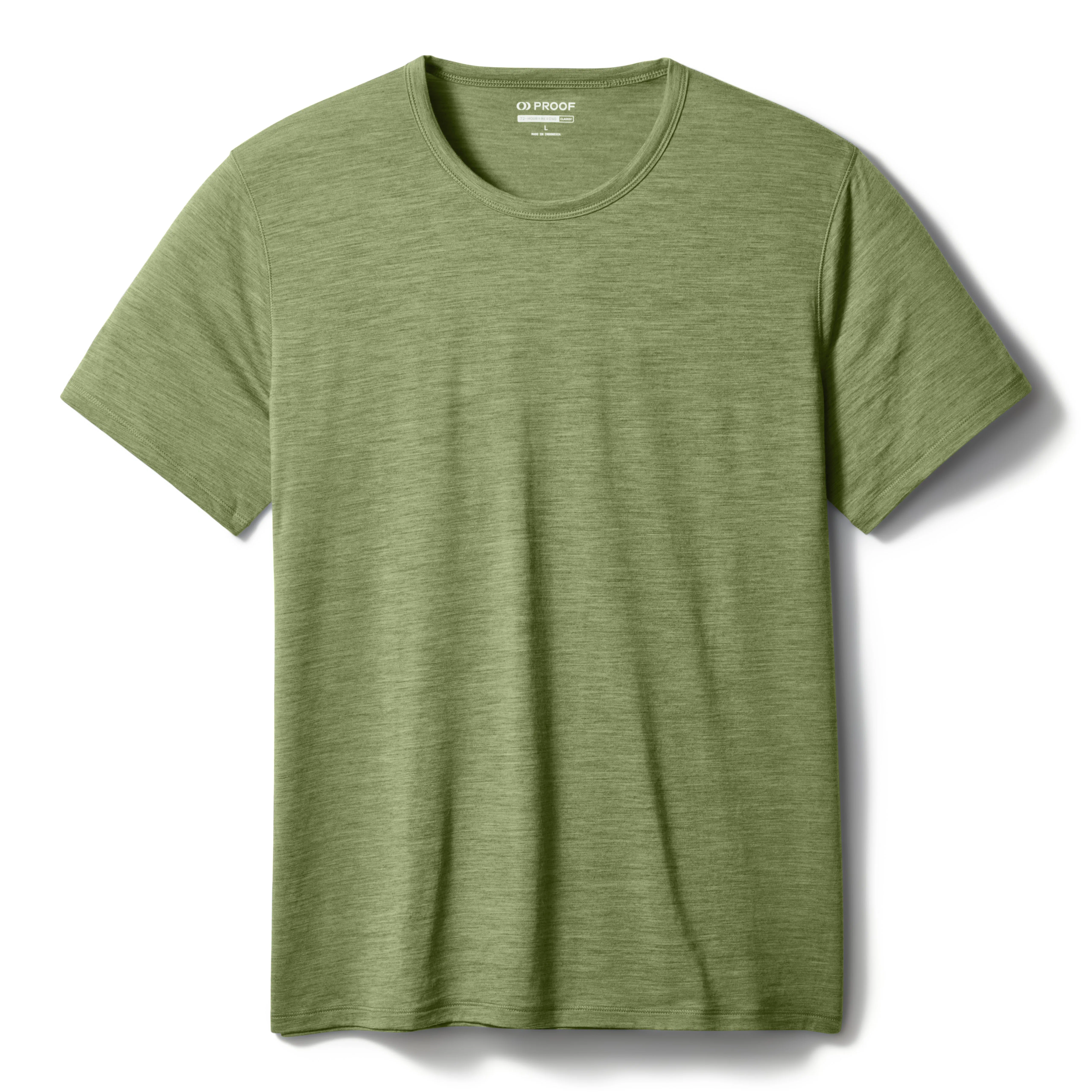 Proof 72-Hour Merino T-Shirt - Classic Fit - Grove Green | T