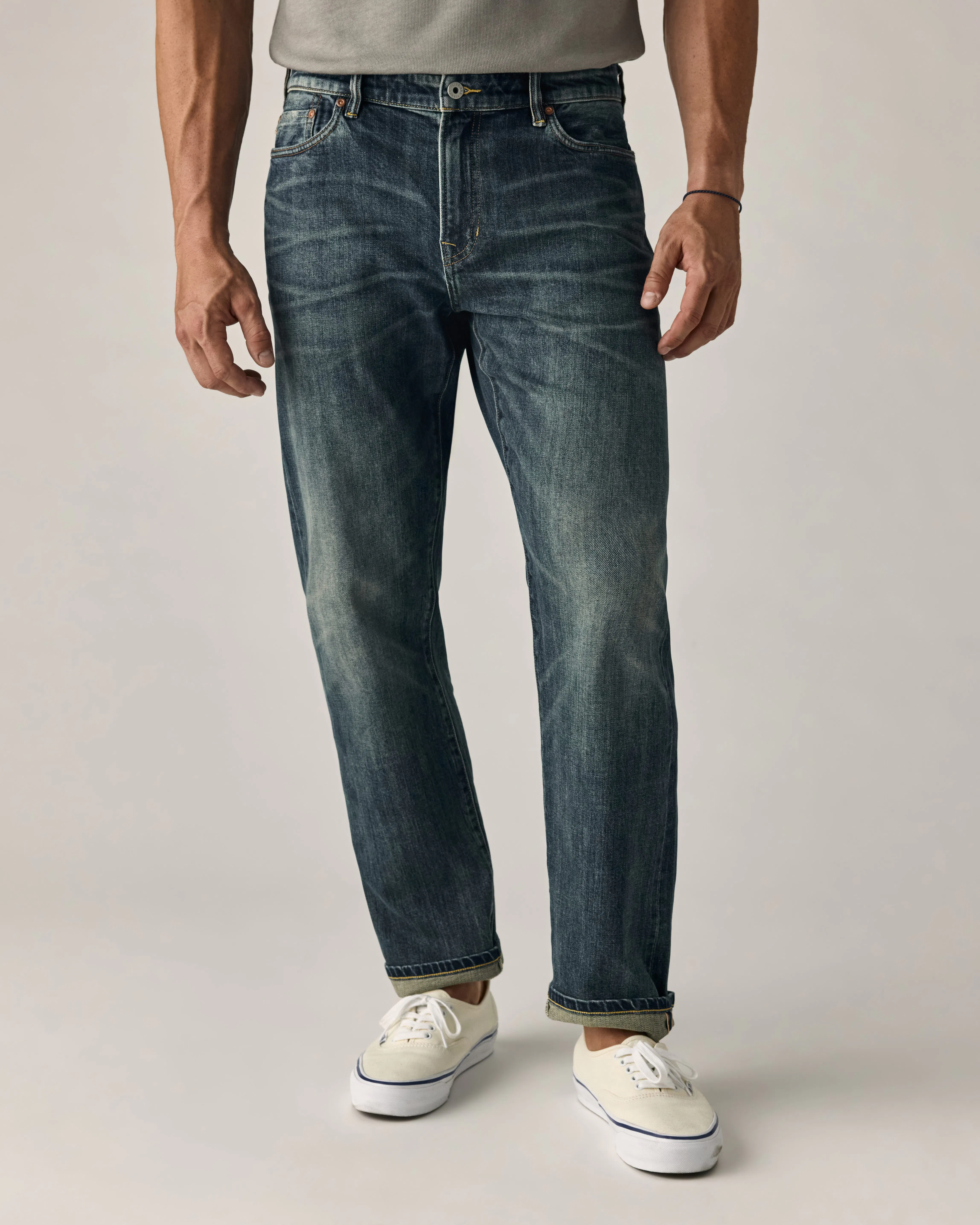 Flint and Tinder Stretch Selvedge Denim - HB Straight - Heavy