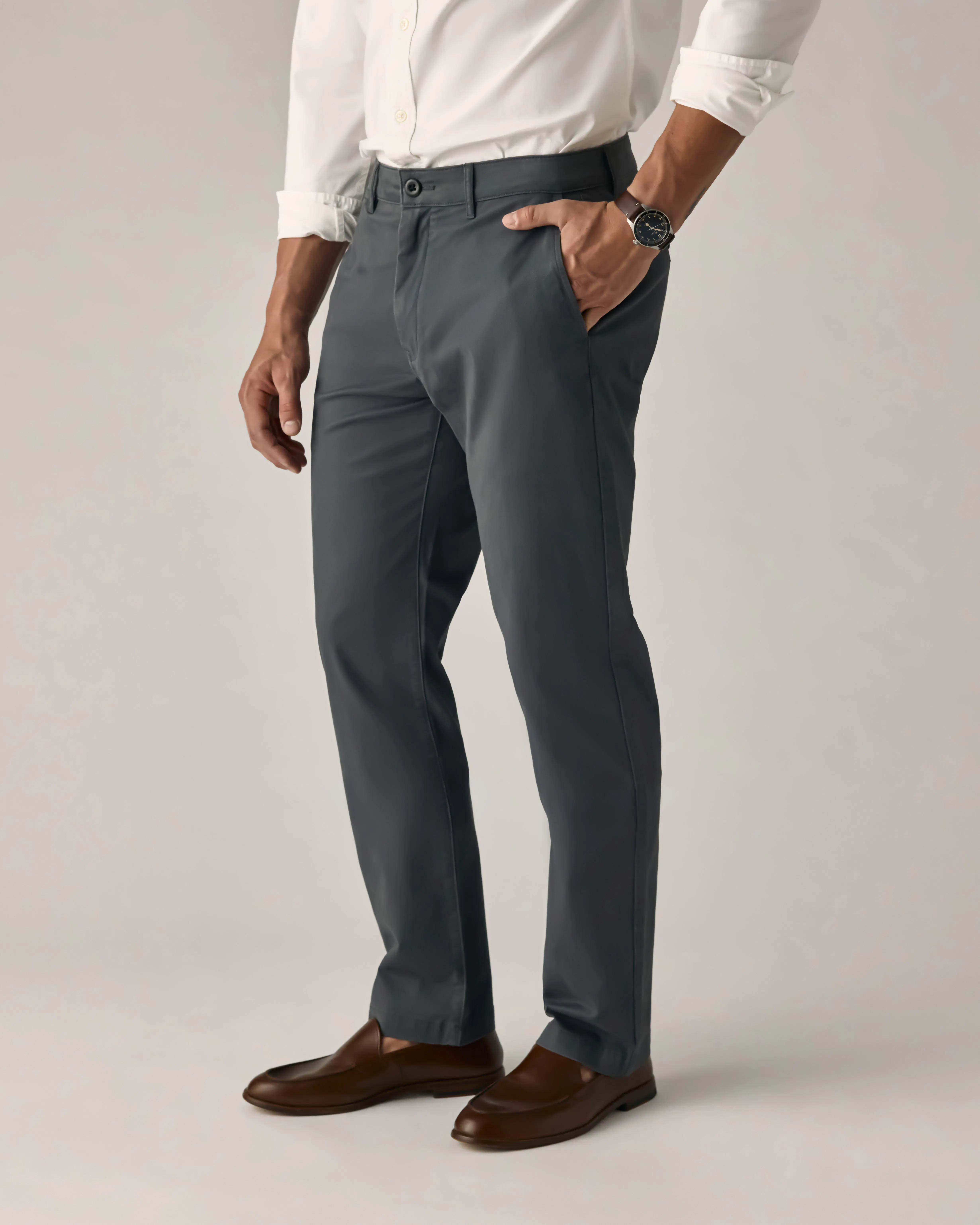 Flint and Tinder 365 Chino Pant - HB Athletic Straight - Charcoal
