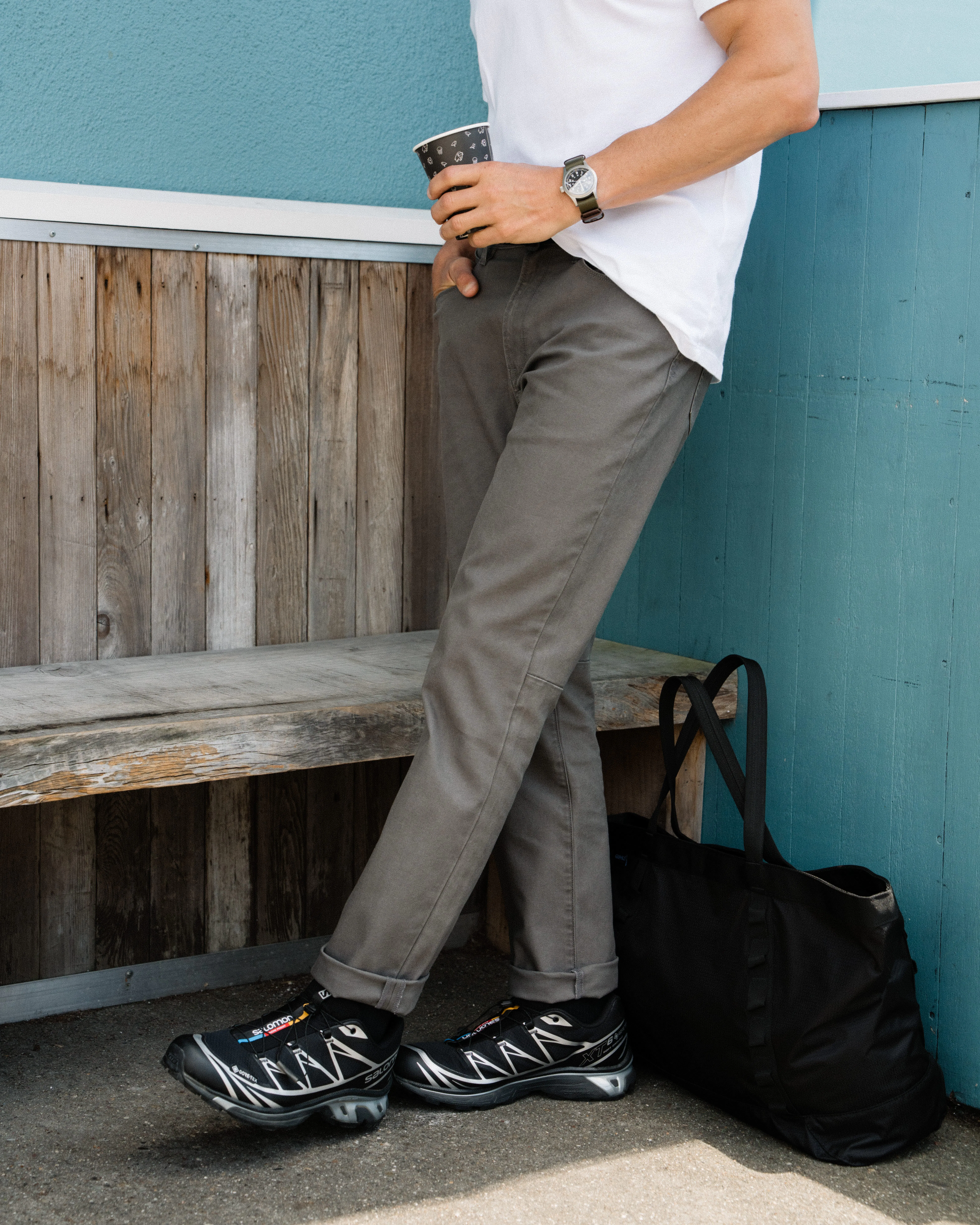 ワークパンツ/カーゴパンツ NICENES PETER Proof Rover Pant - HB Straight - Grey | 5 Pocket Pants | Huckberry