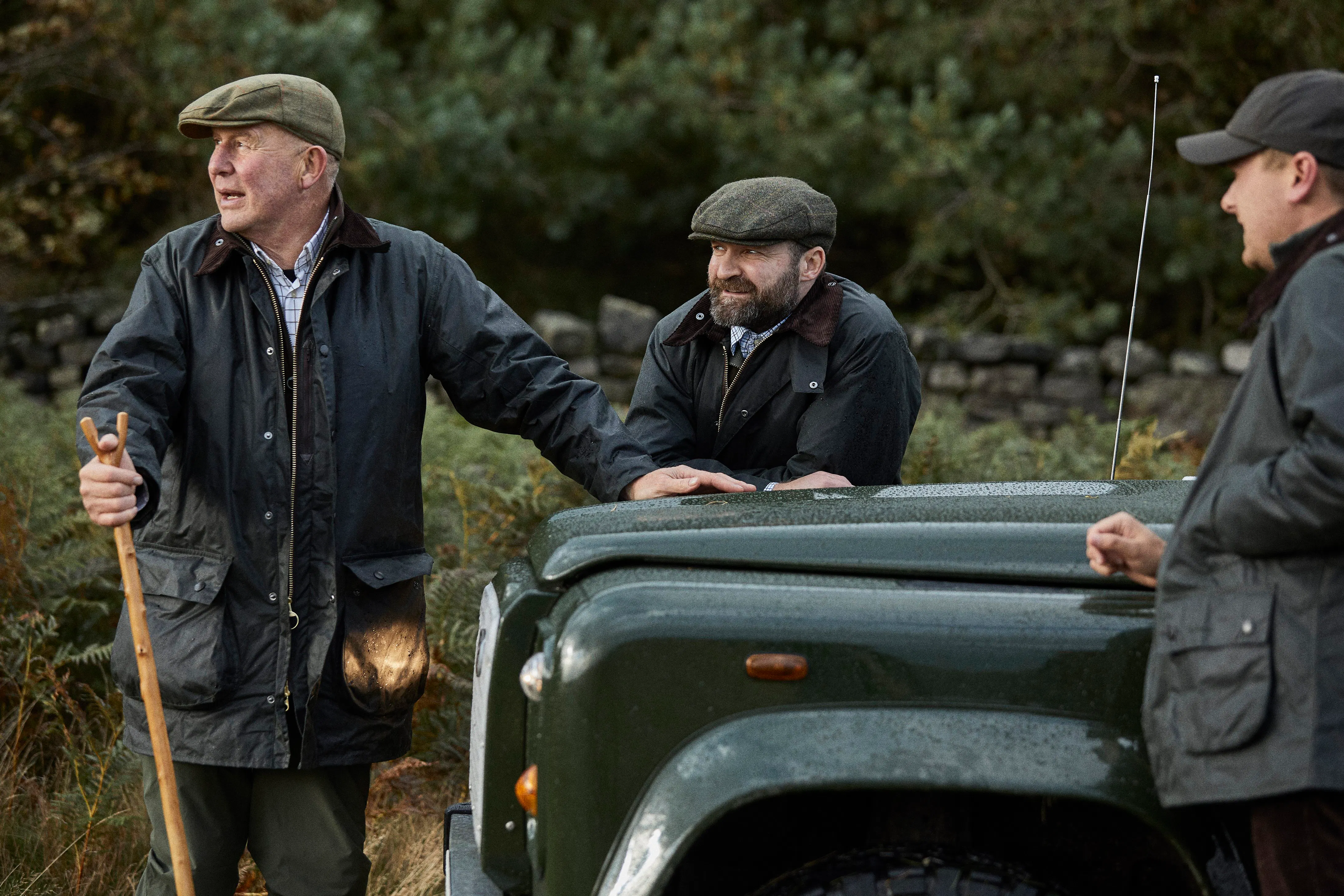 Barbour Border Wax Jacket - Sage | Waxed Jackets | Huckberry
