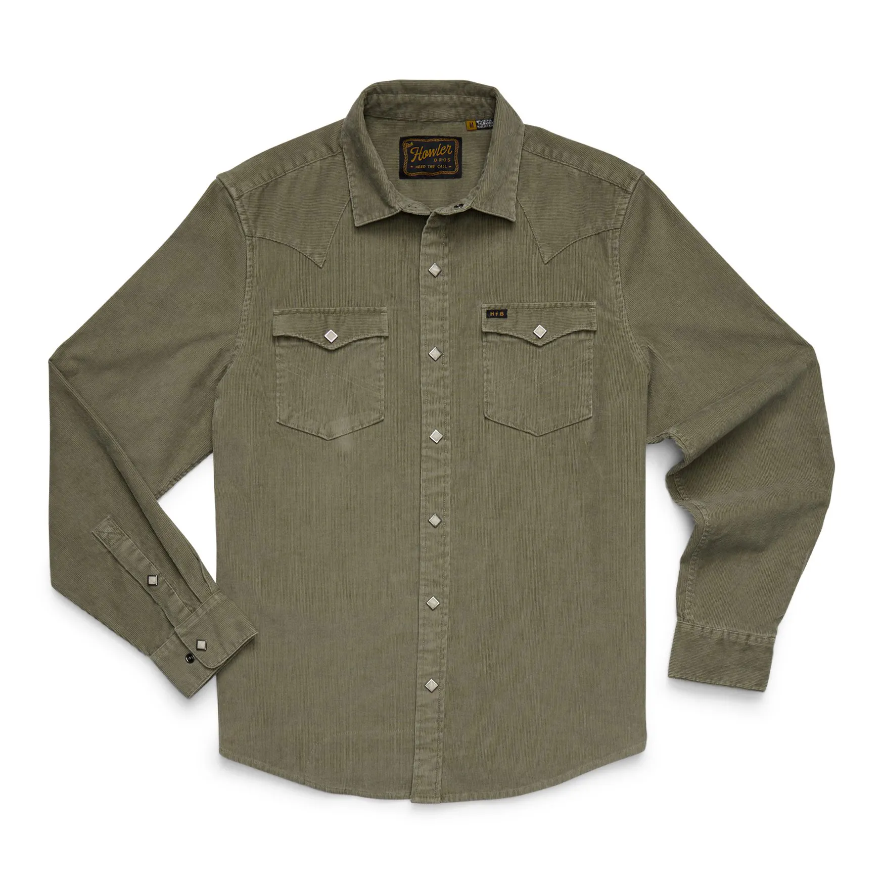 Banning Corduroy Snapshirt