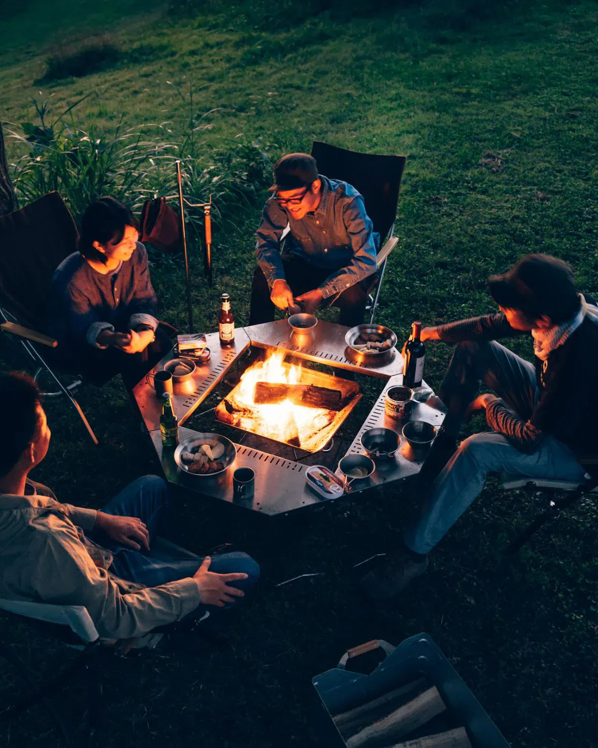 Snow Peak Jikaro Ring - Black Out | Outdoor Cooking | Huckberry