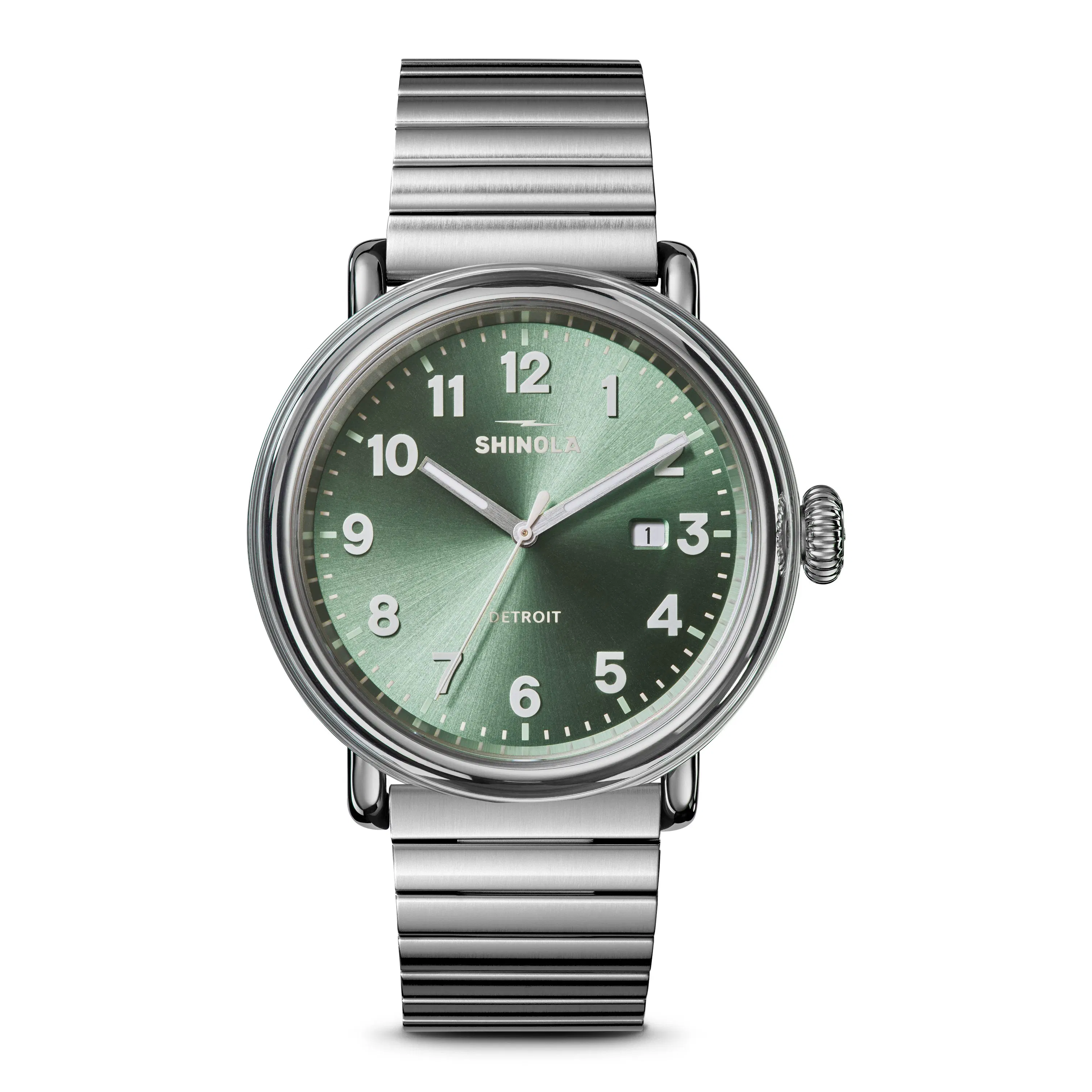 Shinola Runwell West Wind 42mm, Titanium Bracelet - Black | Dress
