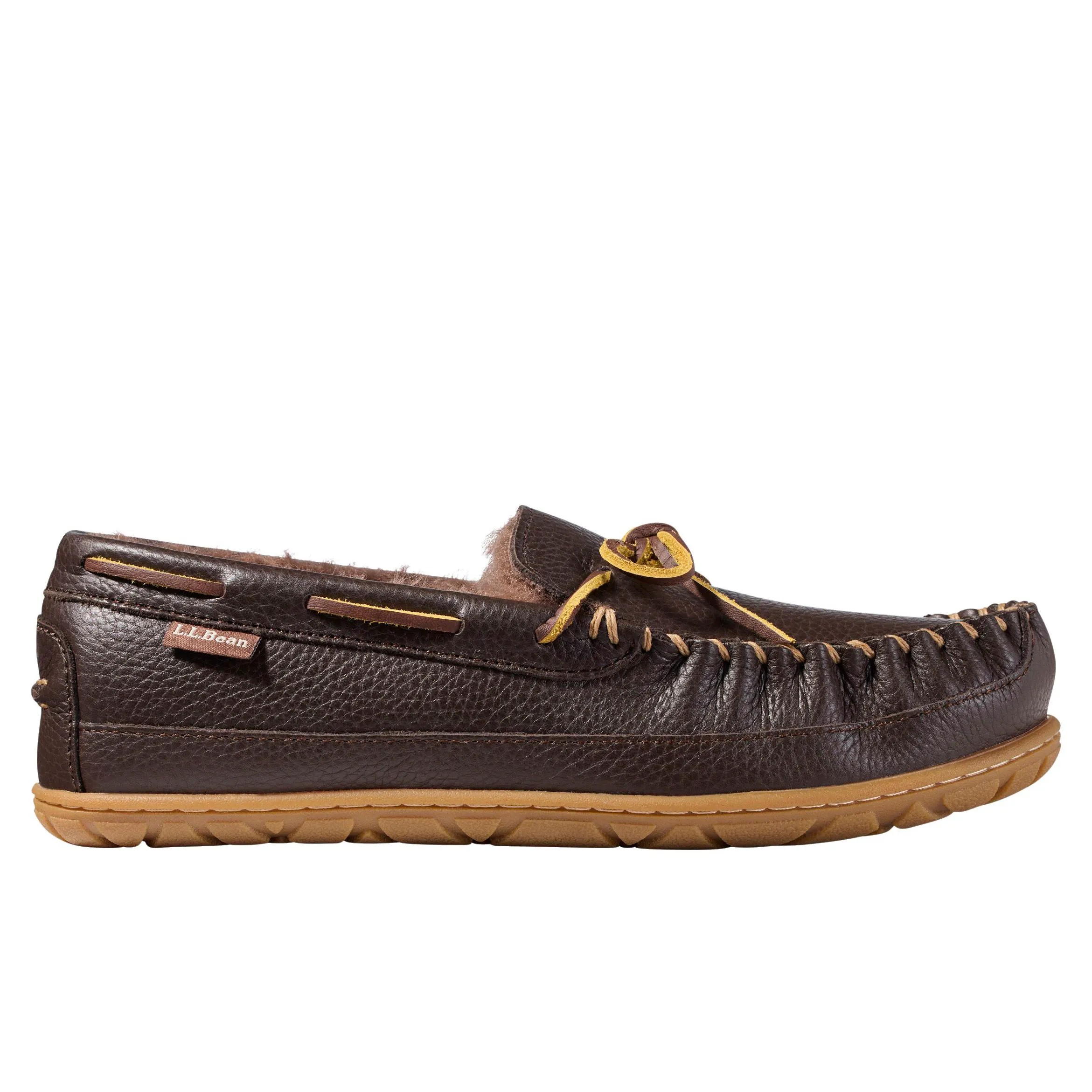 L.L.Bean Rubber Moc Slip On - Allspice/Beant Boot Brown/Gum