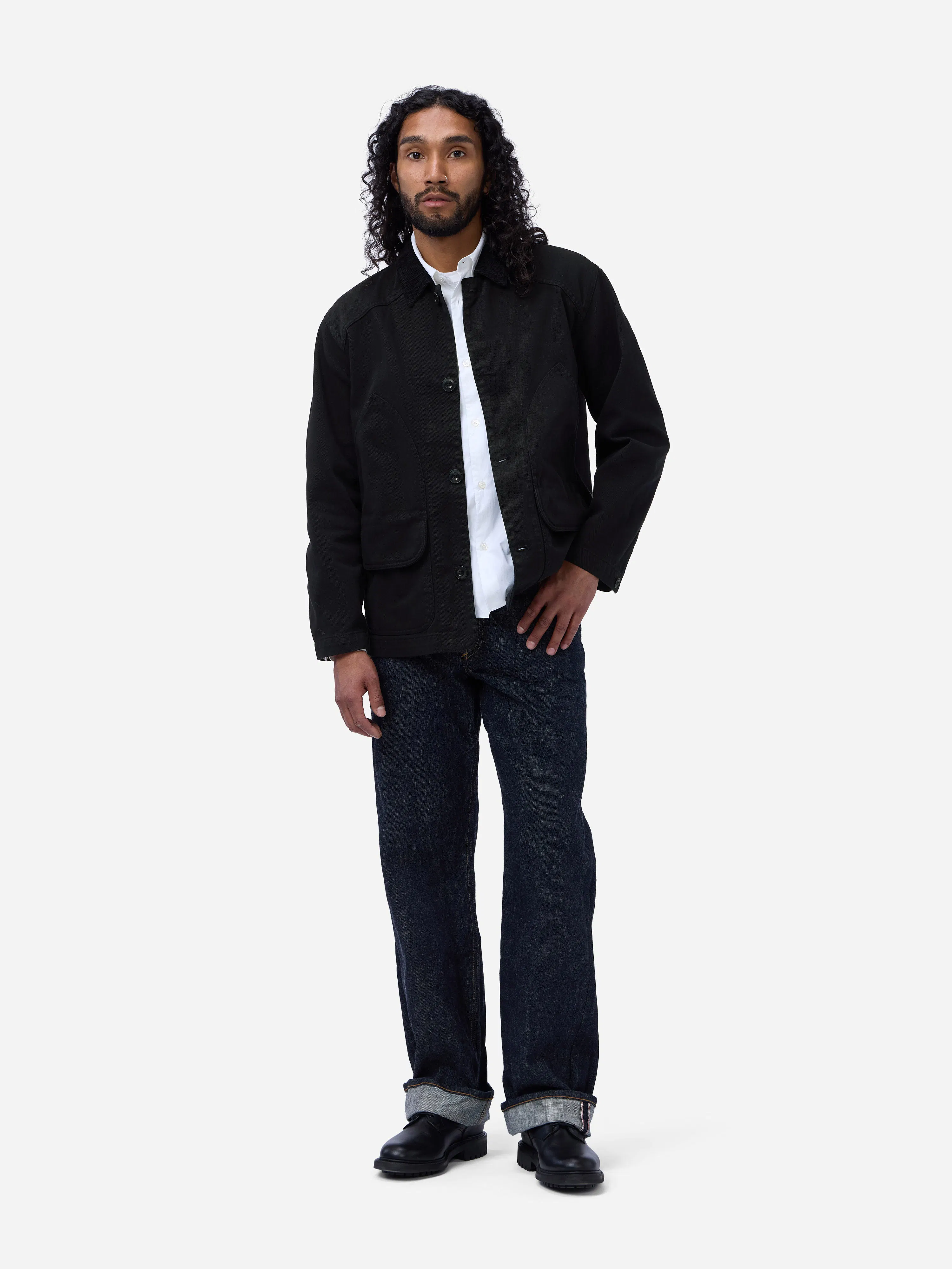 3sixteen Hunting Jacket - Black Twill | Chore Coats | Huckberry