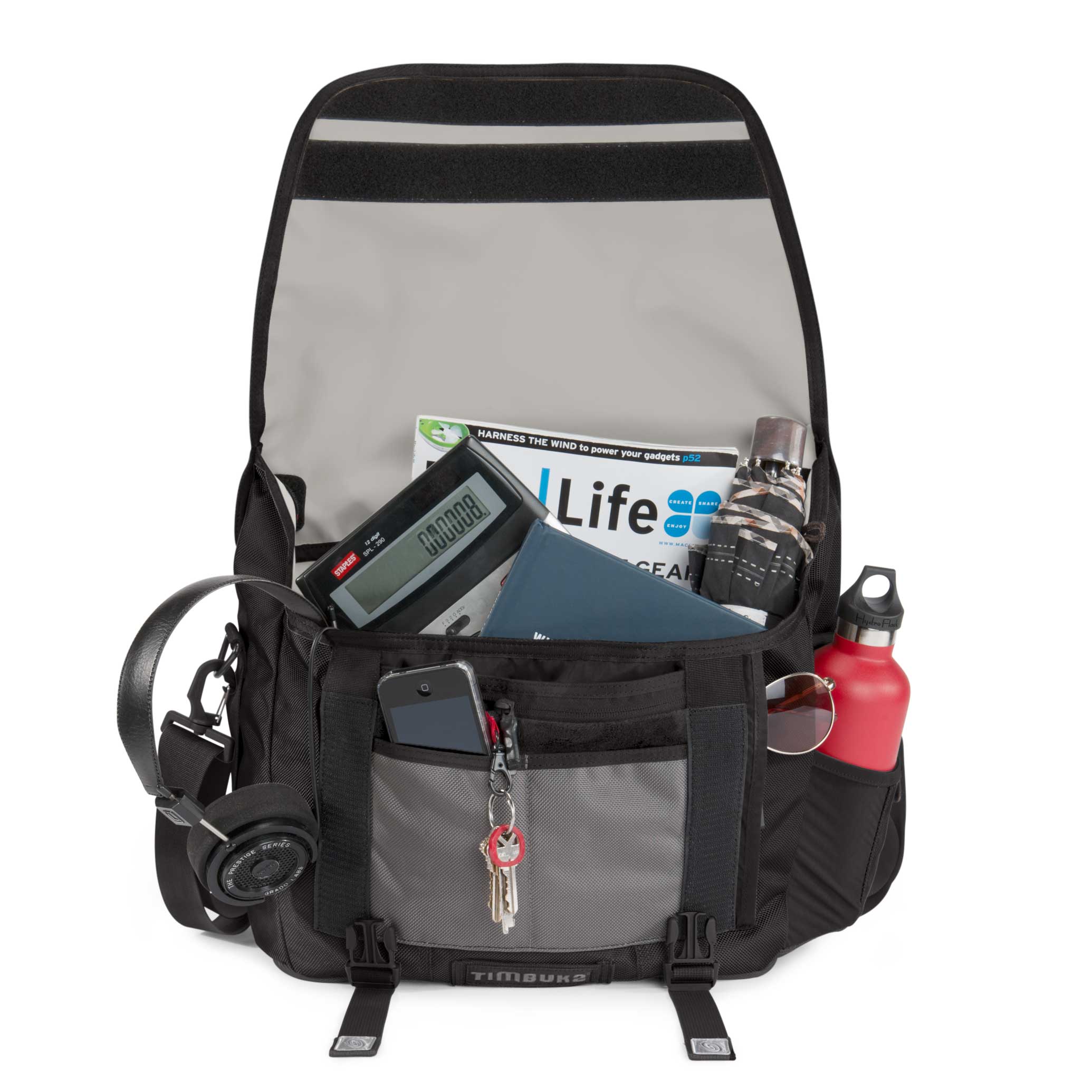 Timbuk2 Commute Messenger - Black / Gunmetal / Black