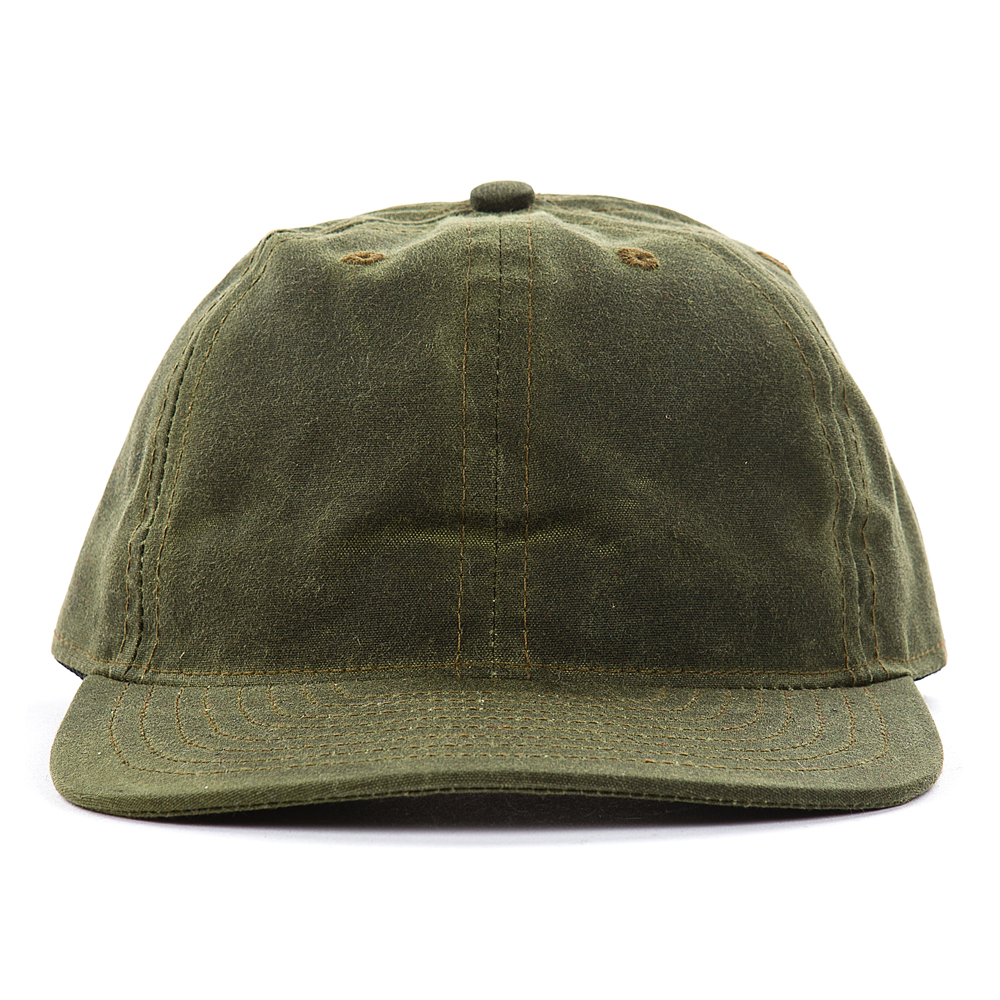 waxed canvas baseball cap