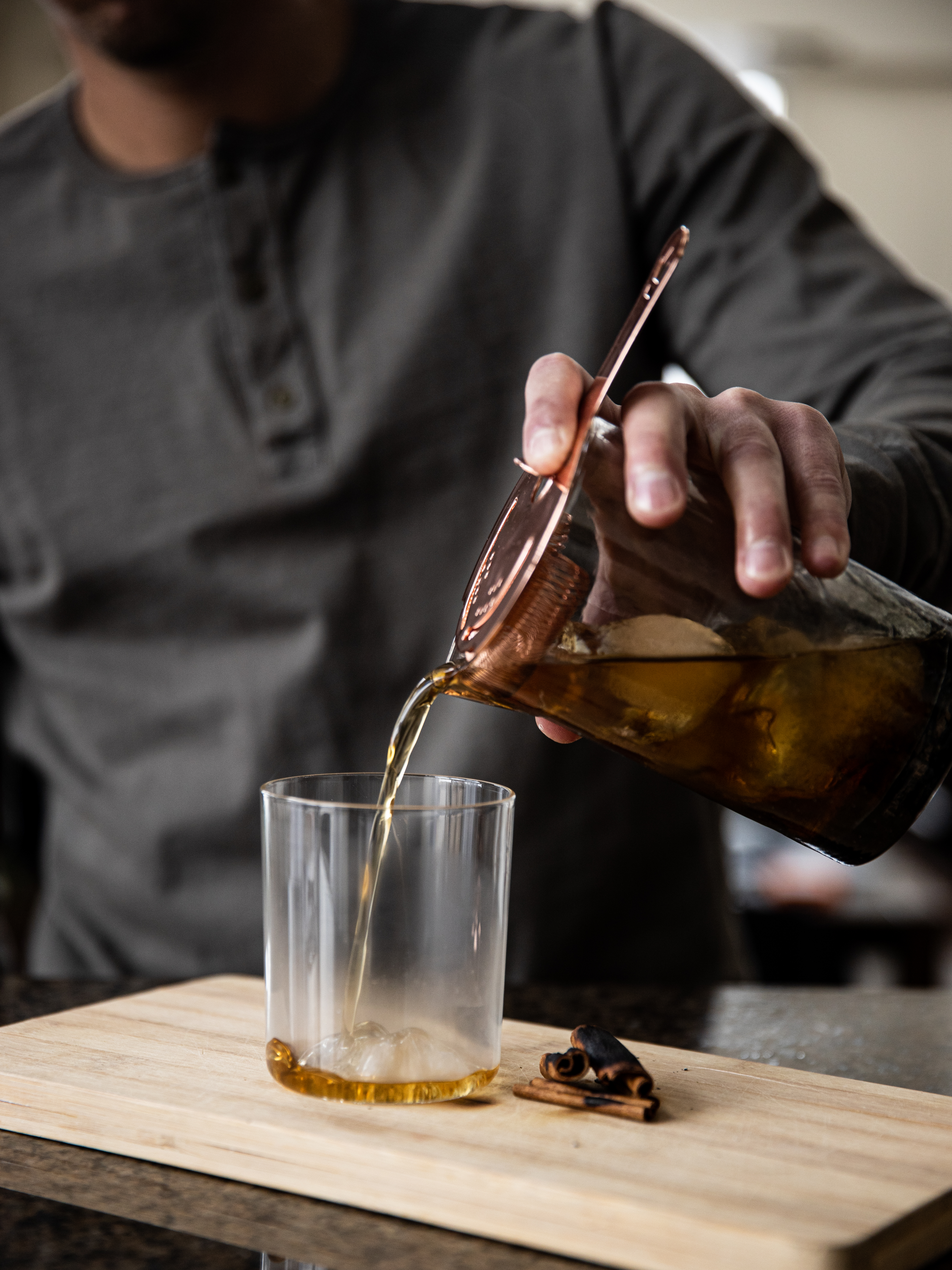 Bourbon Smokey Peaks Recipe Huckberry