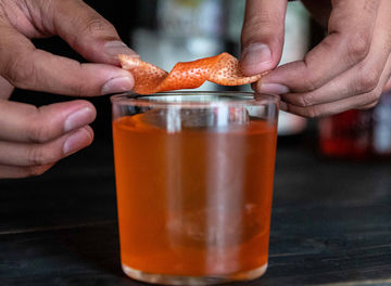 Tile cachaca cocktail